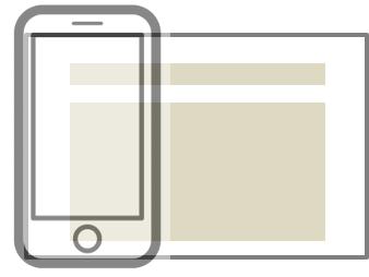 The visual viewport of a phone may be much narrower than the layout viewport ued for rendering a web page.