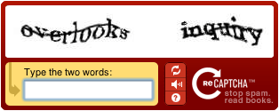 [An example of a captcha.]