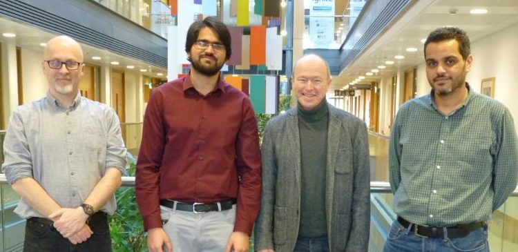 Ahmed Khalid after his thesis defense